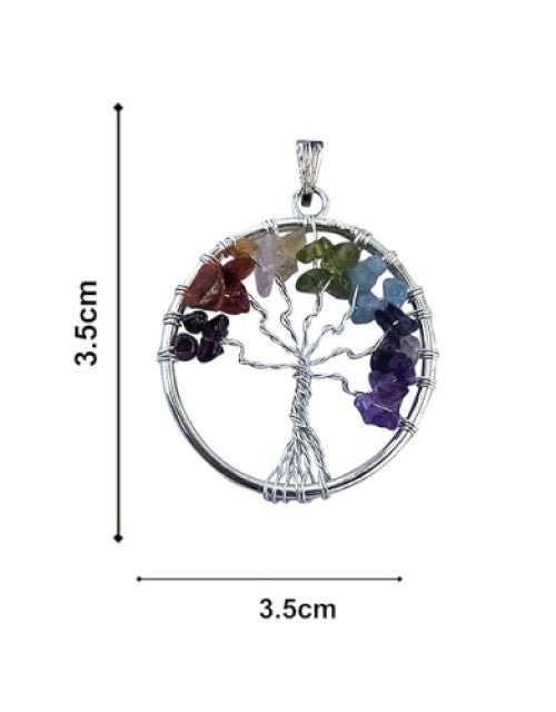 Seven Chakra Tree of Life Pendant darling lifestyle