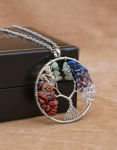 Seven Chakra Tree of Life Pendant darling lifestyle