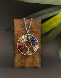 Seven Chakra Tree of Life Pendant darling lifestyle